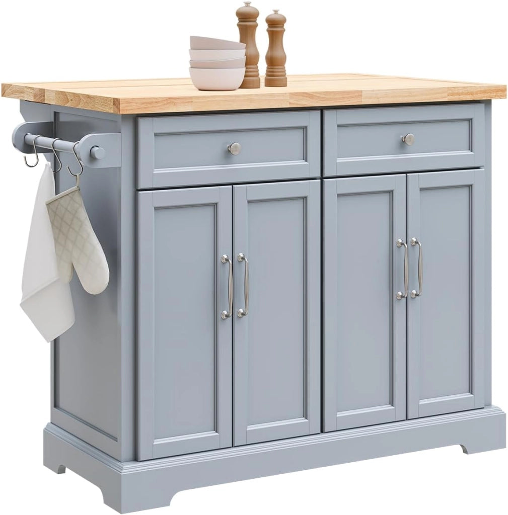 isola cucina con ruote carrello da cucina con piano di lavoro pieghevole mobile cucina con ruote penisola cucina piano lavoro Nero 107x92x(46-71) cm FKW71-II-SCH