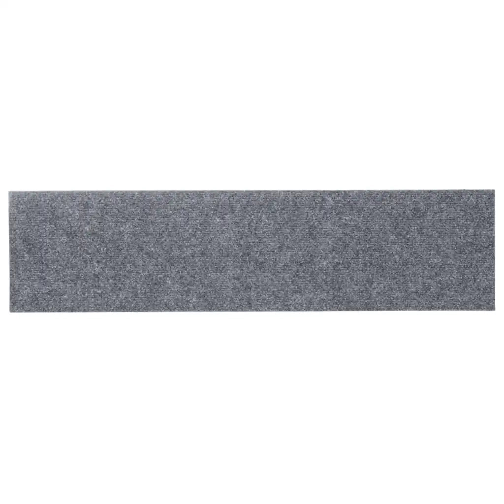 Tappetini per scale autoadesivi 30 pz 76x20 cm Grigio chiaro Rettangolari 3365724