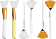 6 set di spazzole per viso - superficie morbida - silicone - strumenti per cura della pelle.