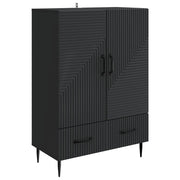 Credenza Nero 66 x 34,5 x 95 cm Legno ingegnerizzato