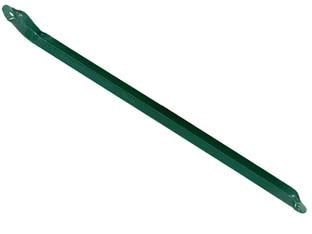 SAETTE A U IN FERRO PLASTIFICATO PER PALI DA RECINZIONE- - cm.200h. sezione mm.25x12 - 10 pezzi