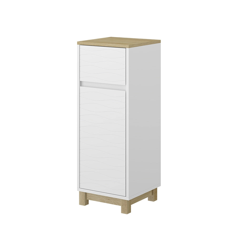 Vicco Mobile midi Bianco 30 x 80 cm con cassetto