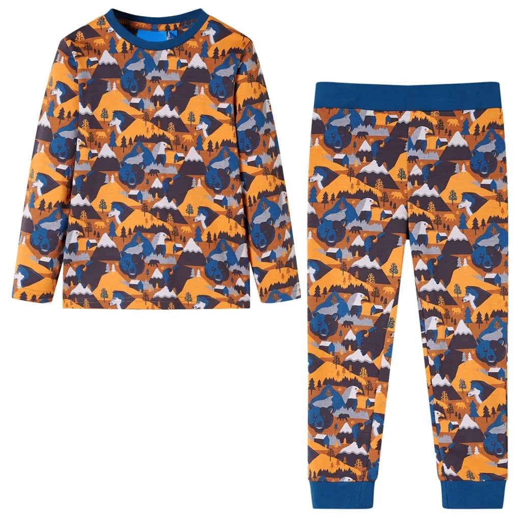 Pigiama per Bambini Maniche Lunghe Cognac 104cod mxl 133353