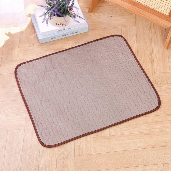Matraccio per animali domestici - 40x30cm Matraccio estivo per gatti - Matraccio a scorrimento per animali domestici - Adatto per cani e gatti - Utilizzabile in gabbie, recinti, letti e divani - Lavabile in lavatrice