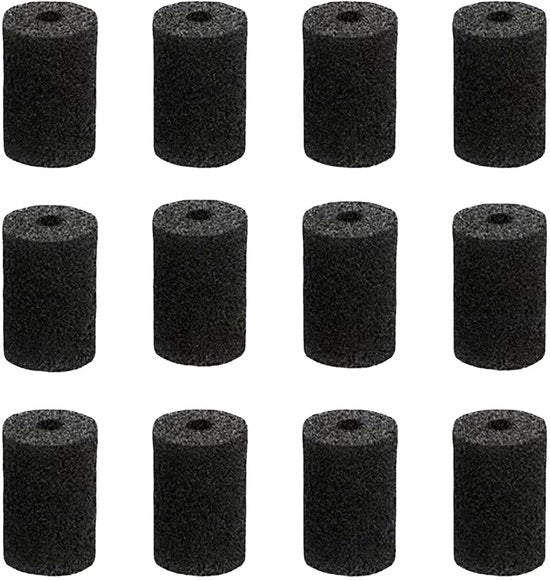Scrubber per Staia 12 pezzi - Sostituzione per 180/280/360/380/480/3900 - Spugna - Raccolta spazzatura efficiente - Diametro esterno 4,3 cm - Spazzola per piscine
