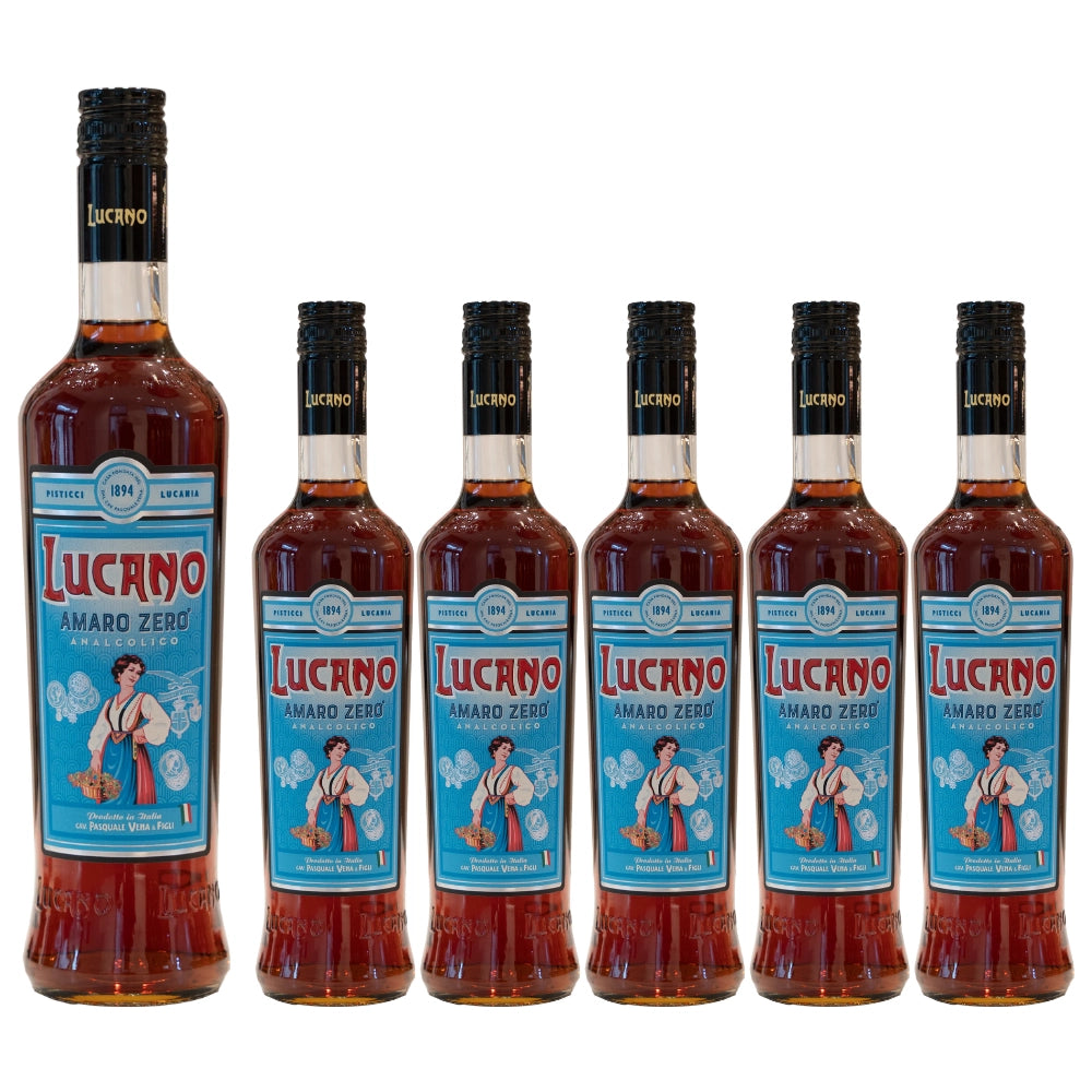 Amaro lucano zero analcolico 6 bottiglie da 70 cl