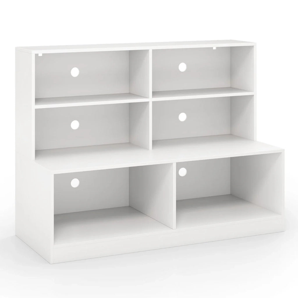Scarpiera 120 x 50 x 90 cm panca portascarpe portata 200 kg con 4 scomparti bianco 20_0012688