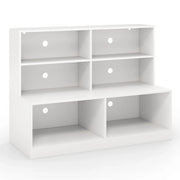 Scarpiera 120 x 50 x 90 cm panca portascarpe portata 200 kg con 4 scomparti bianco 20_0012688