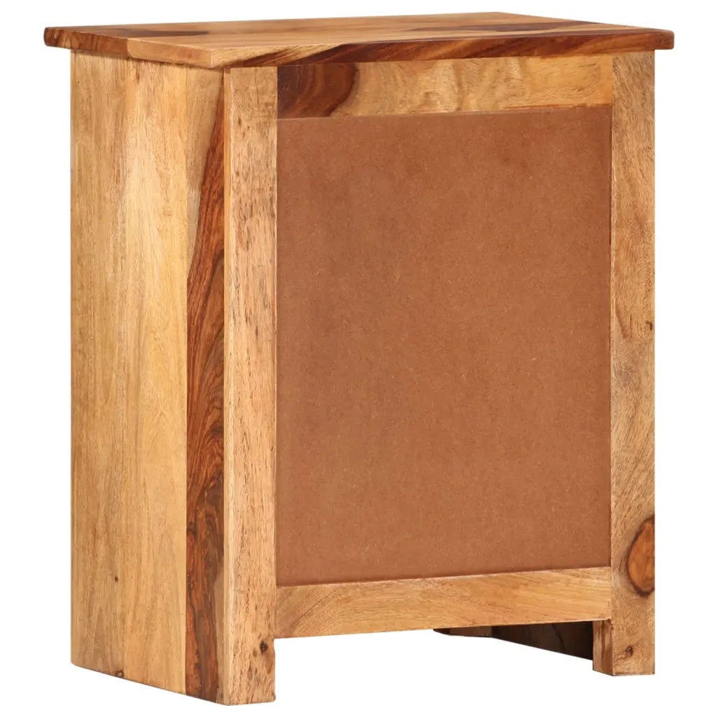 Comodino 40x30x50 cm in Legno Massello di Sheesham cod mxl 30691