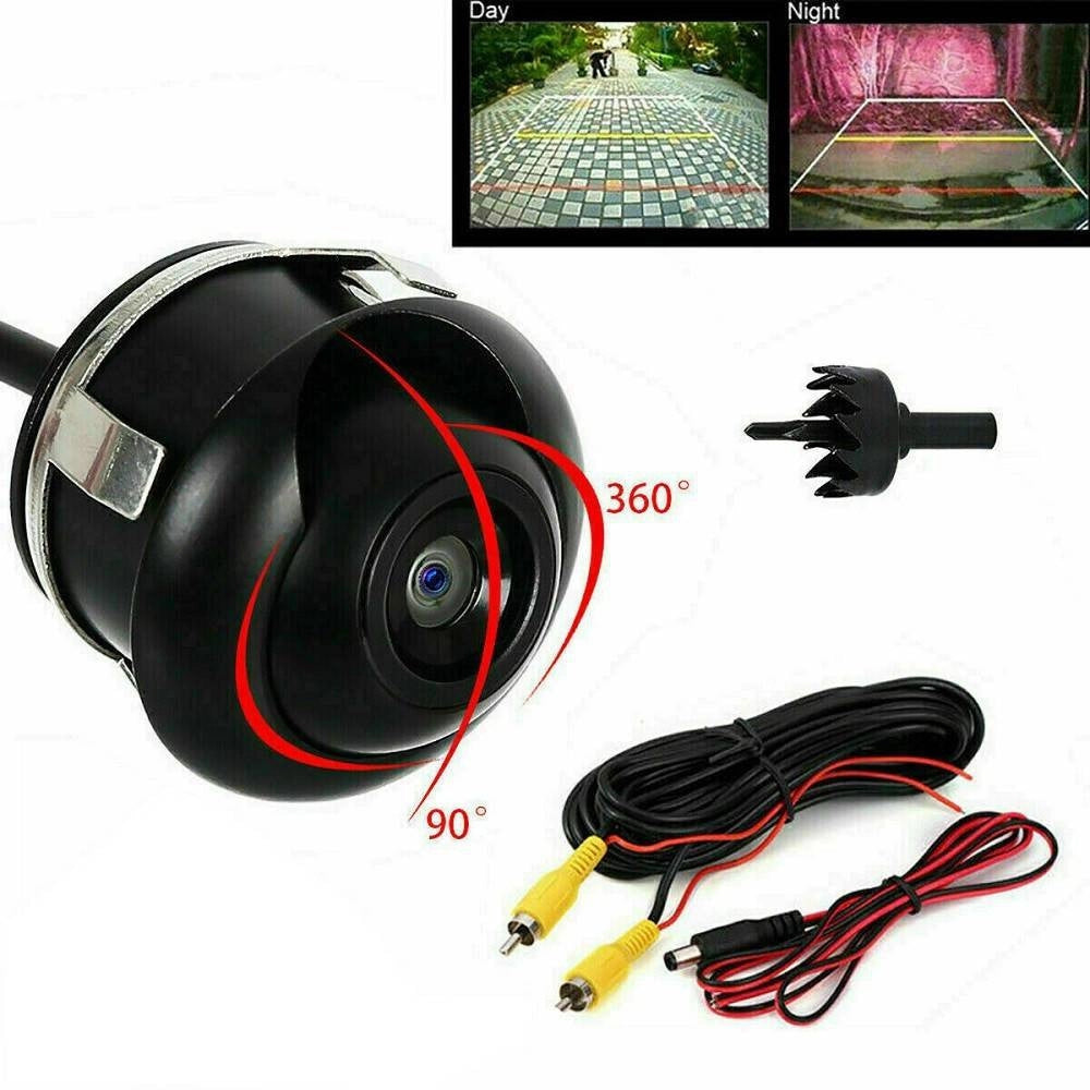 Trade Shop - Telecamera Posteriore Retromarcia Auto Retrocamera Camper 360° Camera Yyl360 -