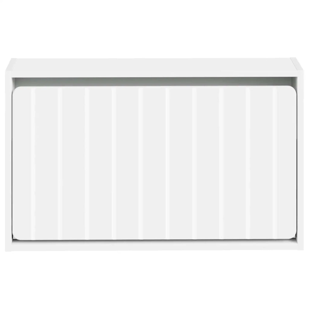 Mobiletto per Scarpe da Muro ZWOLLE 71 x 17 x 43 cm Bianco 896405