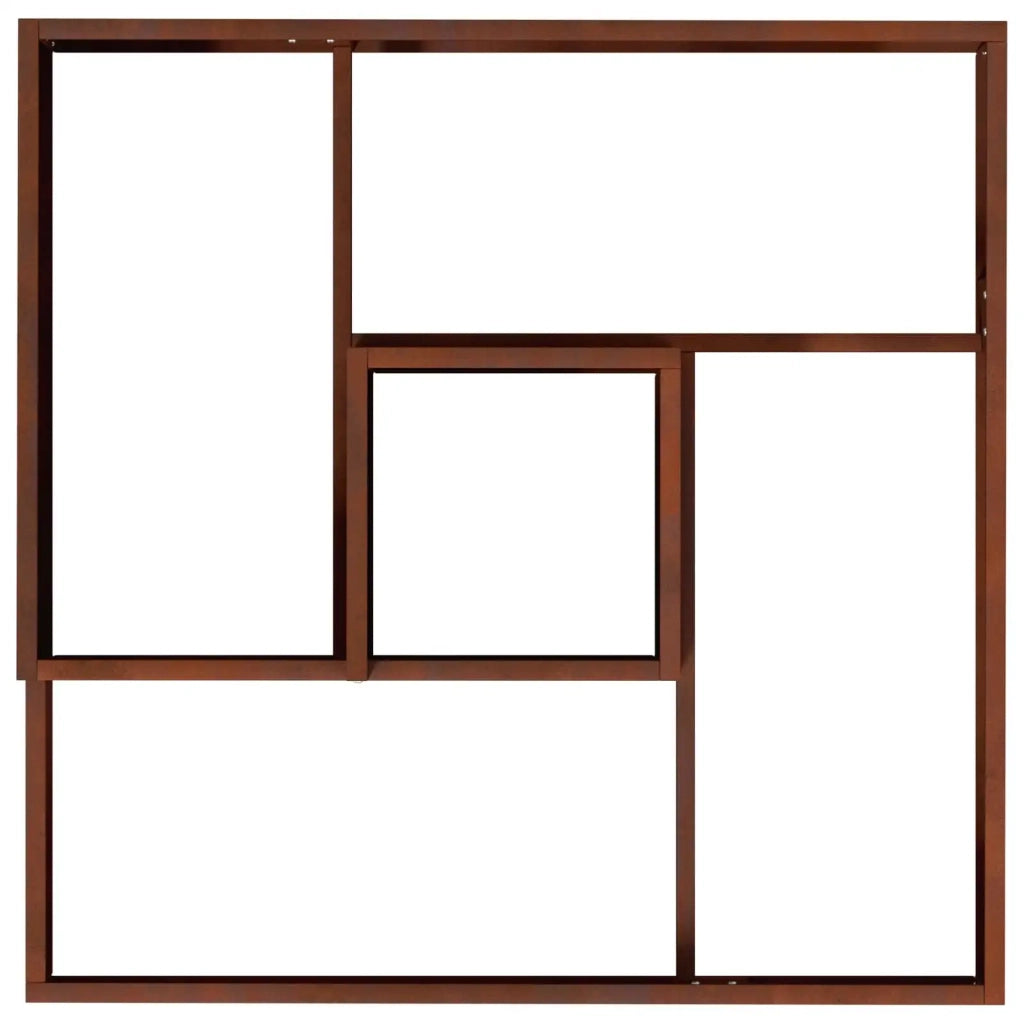 Vaso da giardino Marrone 80 x 80 x 50 cm 873584