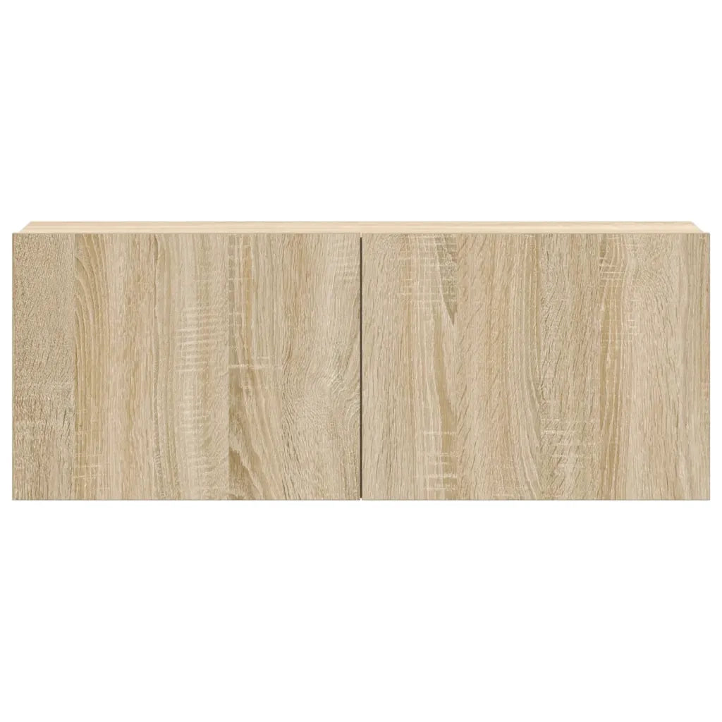 Set di Mobili Porta TV 3 pz Rovere Sonoma in Legno Multistrato 3114472
