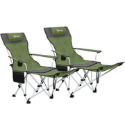 Sedie da pranzo pieghevoli ¨C Zephmum ¨C Verde, 82x50/100x88 cm