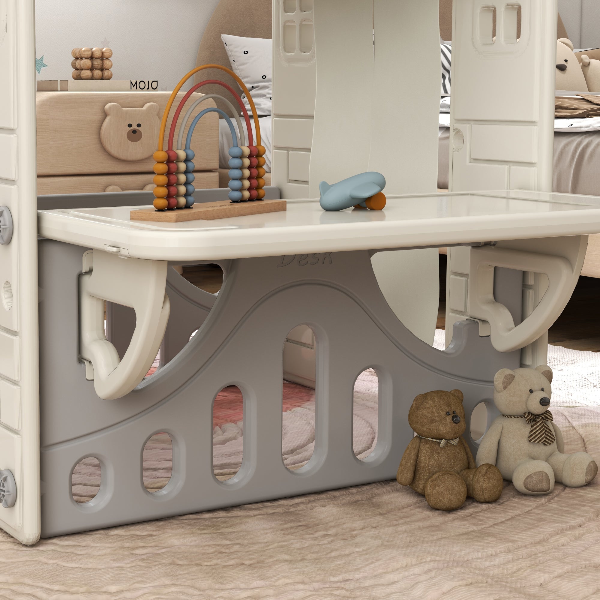 Casetta per Bambini da Interno in PP Crema