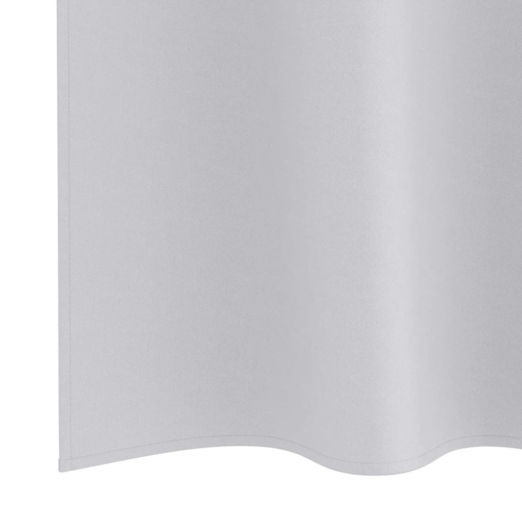 Tende Blackout con Anelli 2 pz Grigio Chiaro 260 x 140 cm 4107352