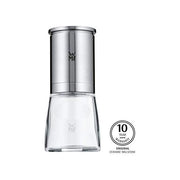 WMF 06.6771.6040 De Luxe Macinaspezie in Acciaio Cromargan e Vetro con Meccanismo in Ceramica Regolabile 10 Anni di Garanzia colore Acciaio inox - Trasparente