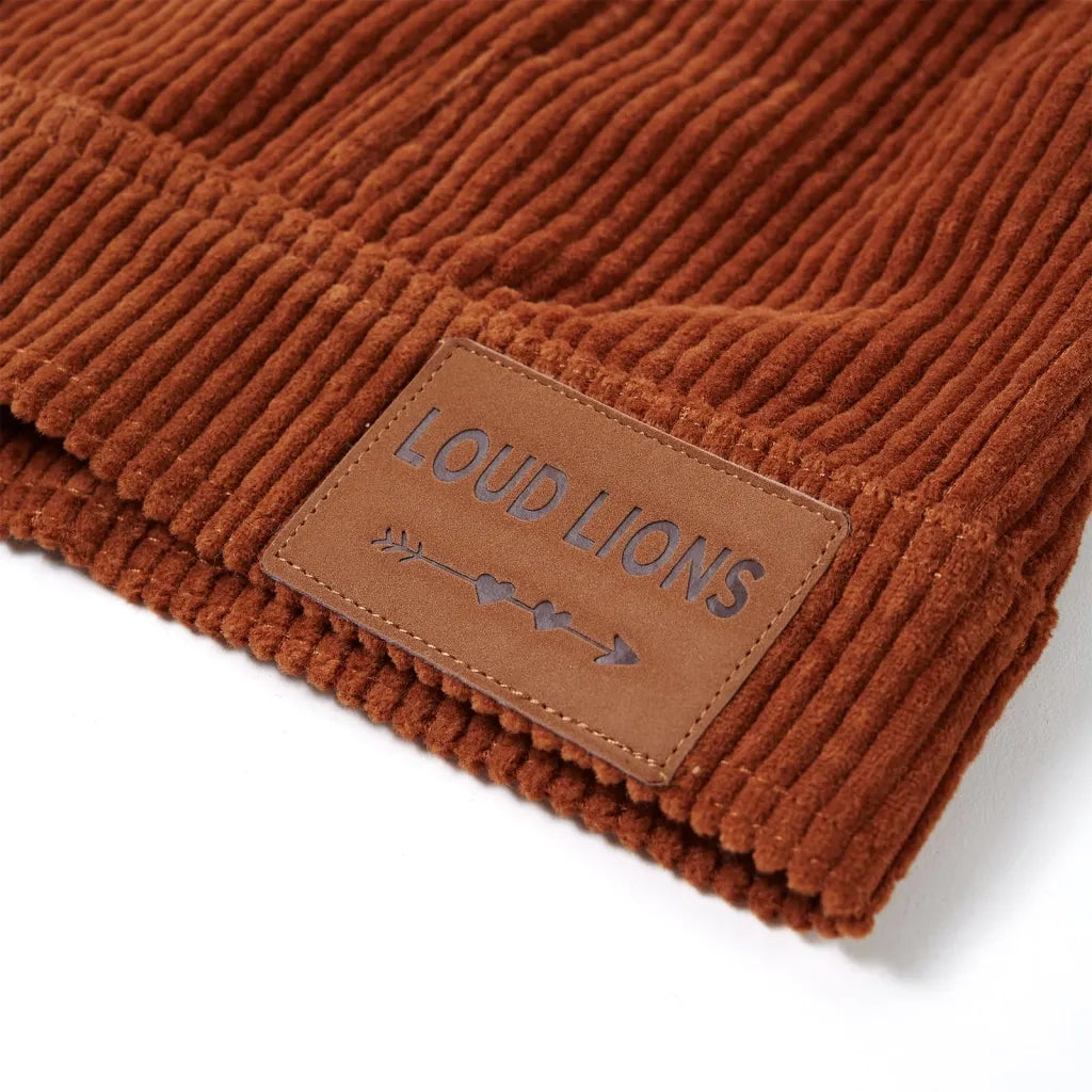 Giacca per Bambini in Velluto a Coste Cognac 128 CFW4281716