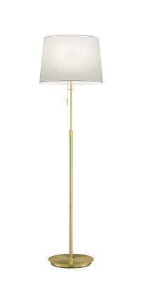 Piantana da Interno  E27 in Metallo Ottone Satinato