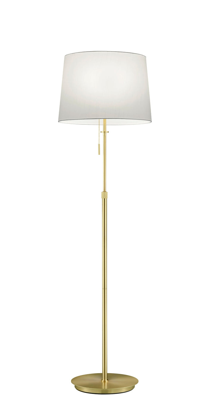 Piantana da Interno  E27 in Metallo Ottone Satinato