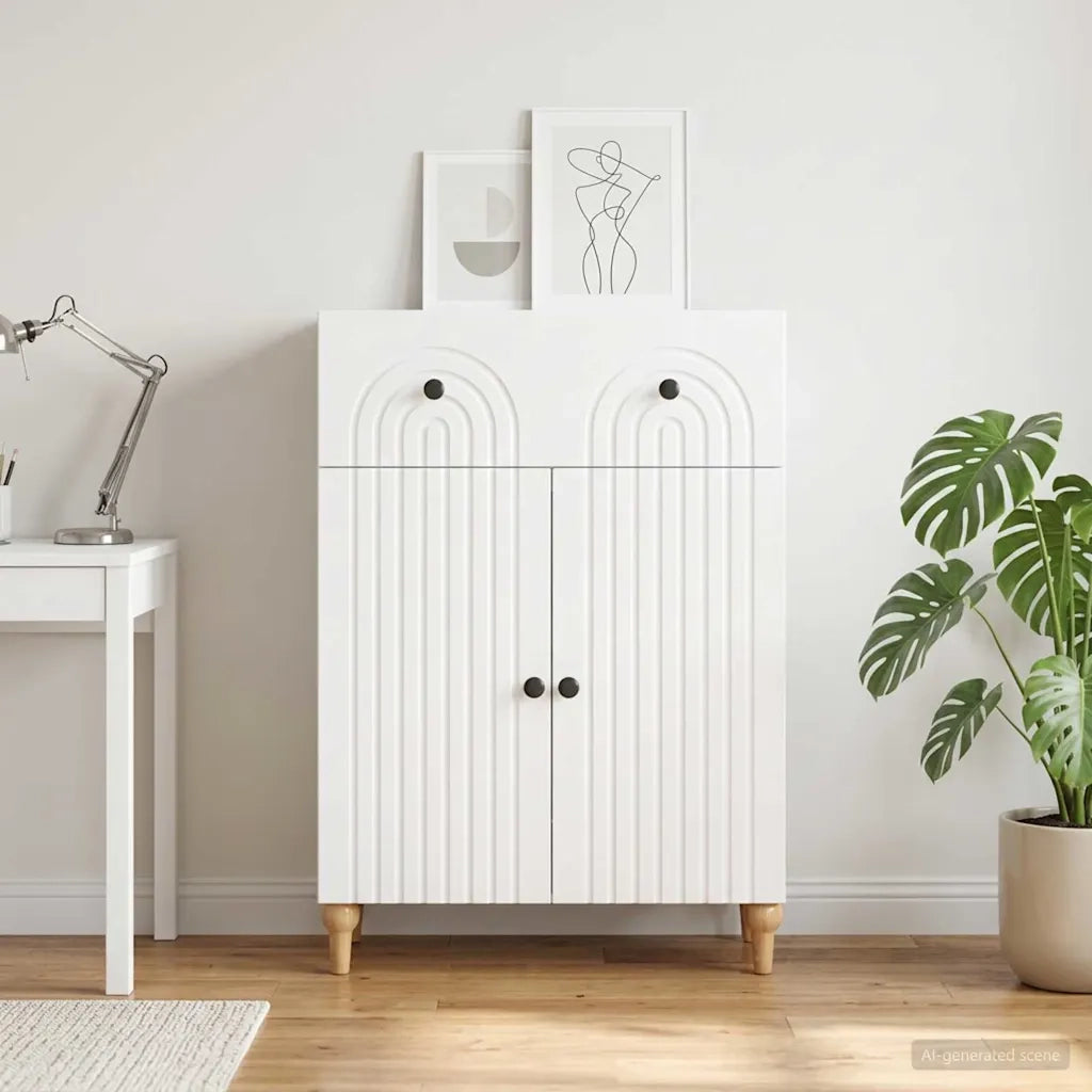 Credenza Bianco 66 x 34,5 x 90 cm Legno ingegnerizzato 894175