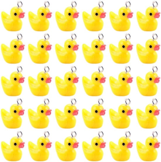Esenze per Sieradifare - 30 pezzi - Piccoli Esercizi - Uccello Giallo - Accessori per Sieradifare - Miniatura Uccello - Fai da Te Artigianato