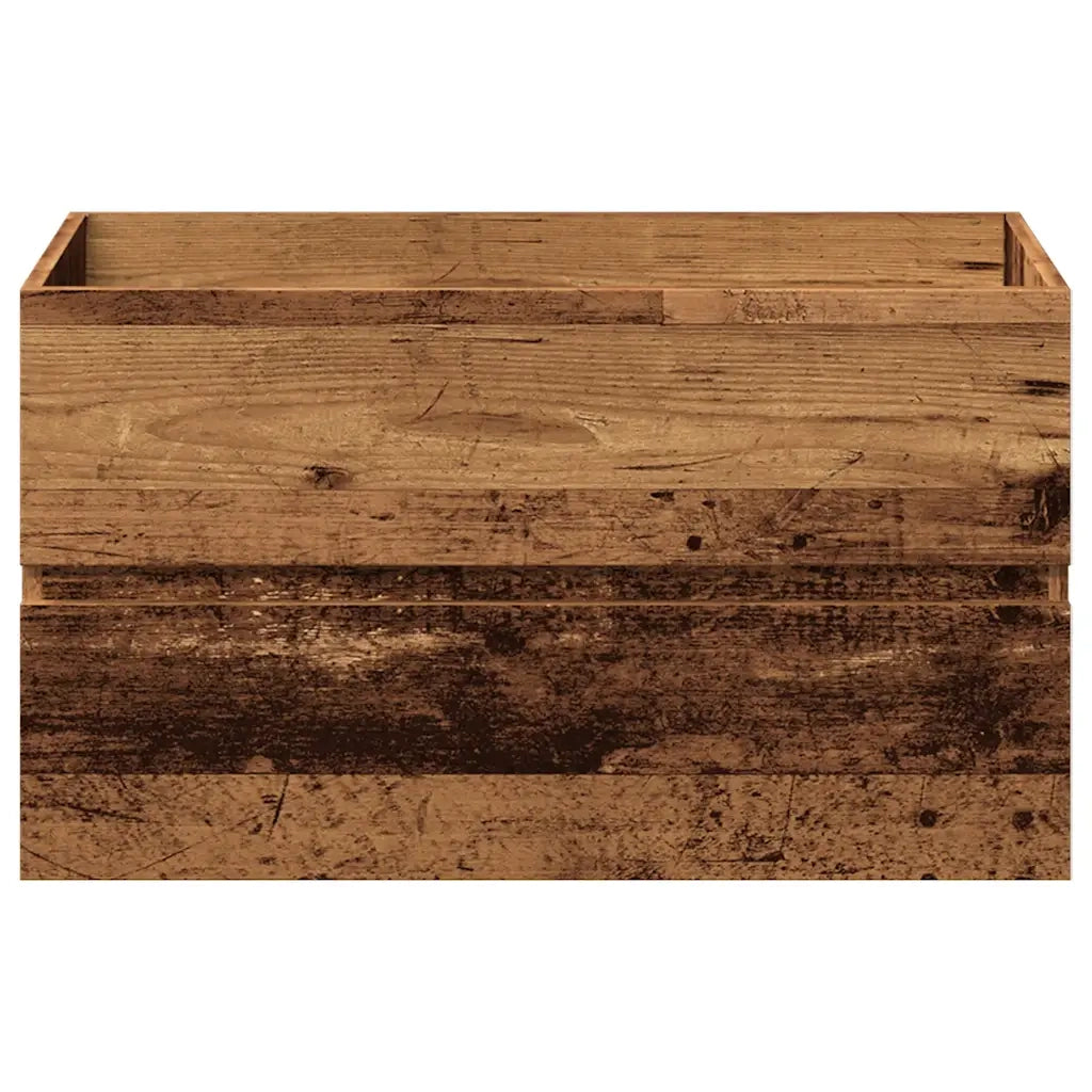 Set Mobili da Bagno Legno Antico in Legno Multistrato