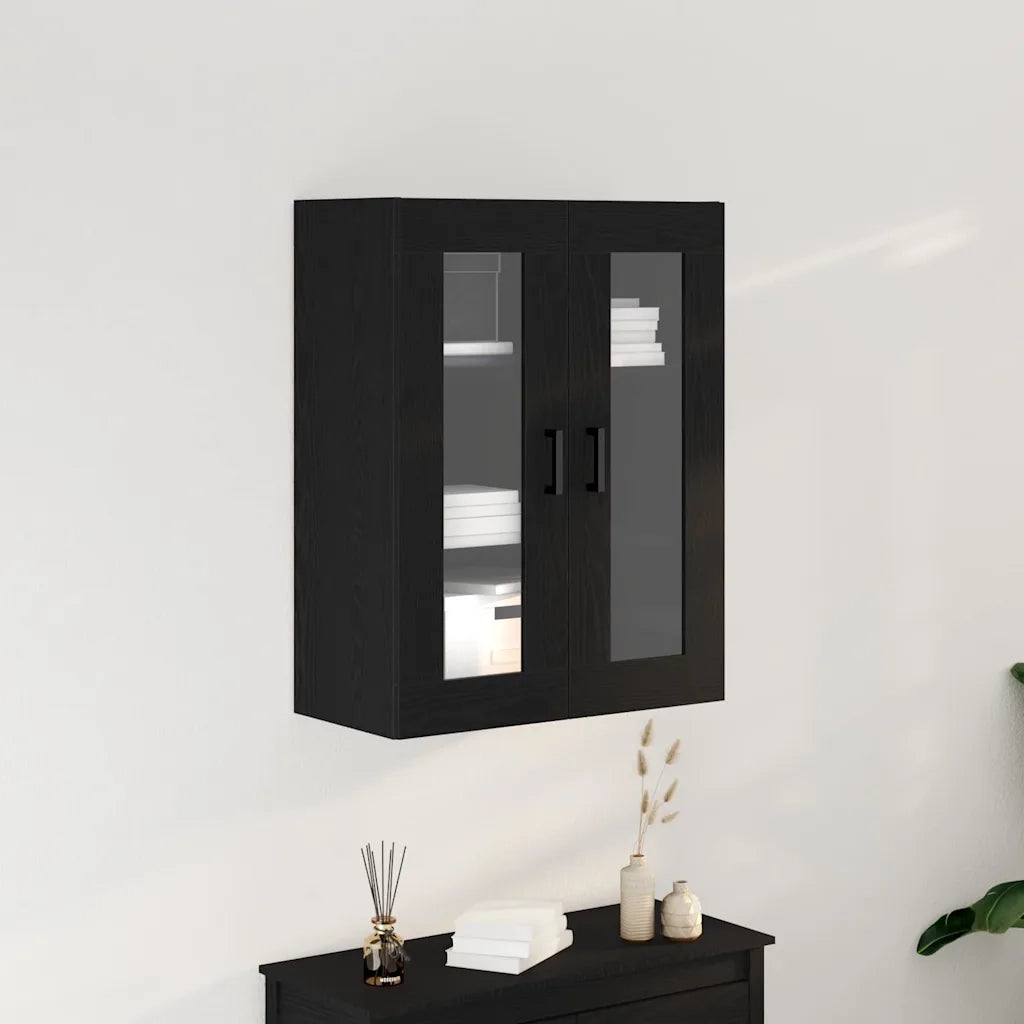 Armadietto a muro Rovere Nero 69,5 x 34 x 90 cm 862170