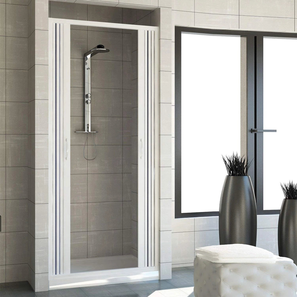 Box doccia nicchia Venere 100xh185  in pvc con apertura centrale