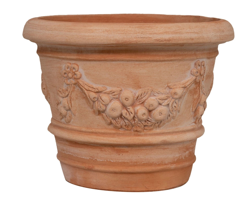 Biscottini Vaso in Terracotta 100% Made in Italy interamente Lavorata a Mano realizzato