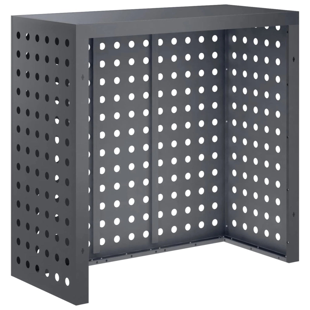 Copertura per condizionatore d'aria Antracite 110 x 50 x 105 cm 8014145