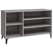 Scarpiera mobile contenitore per scarpe mobile per ingresso/corridoio/soggiorno design Sonoma 102 x 36 x 60 cm legno ingegnerizzato grigio 02_0022055