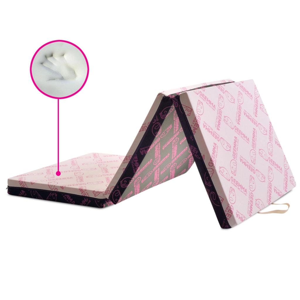 Materassino MEMORY 90x200 Cm pieghevole Futon Alto 11 Cm che piegandosi, diventa anche comoda seduta. Tessuto Anallergico sfoderabile e lavabile.