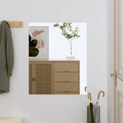 Specchio da Parete-Specchio a Muro-Specchio Decorativo 50x60 cm Vetro Rettangolare