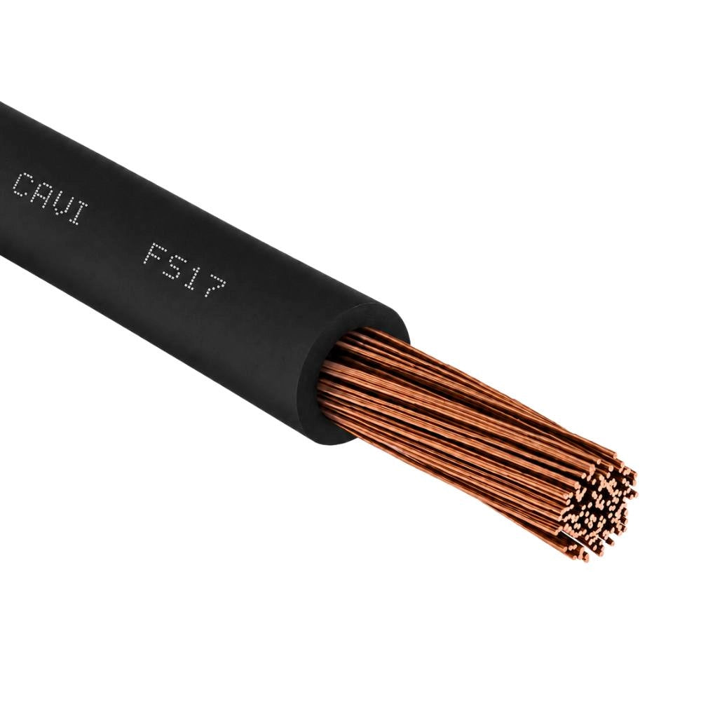 Cavo elettrico unipolare fs17 2 5 mm² nero 450 750v matassa 100 metri