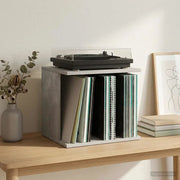 Storage per dischi in vinile Grigio Cemento 42 x 33 x 36 cm 8012837