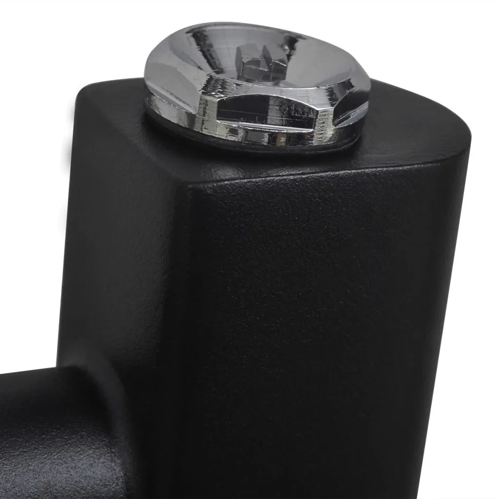 Radiatore Centrale Portasciugamano Dritto Nero 600 x 1160 mm