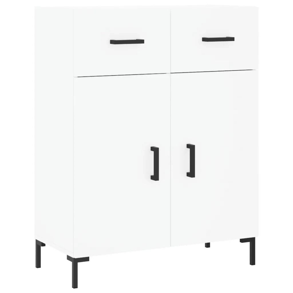 Credenza Bianca 69,5x34x180 cm in Legno Multistrato 3198529