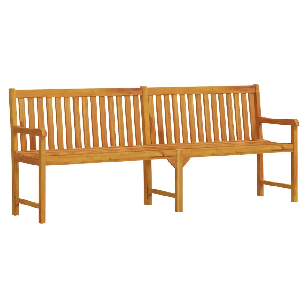Panchina da Giardino 219 cm in Legno Massello d'Acacia