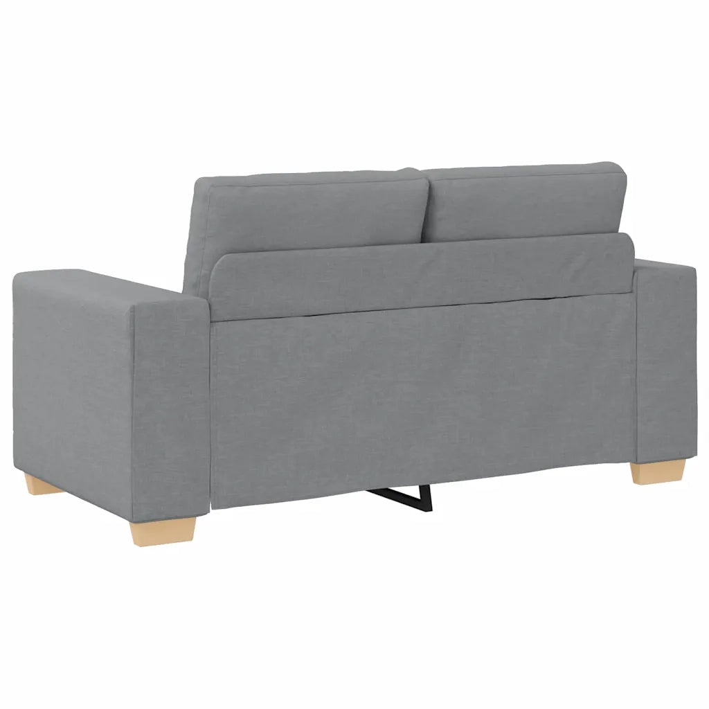 Set di divani con cuscino con cuscino Grigio Tessuto 3324628