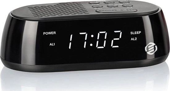 Radio Alarmando a Corrente Elettrica - Radio a Orologio - Radio Alarmando - Radio a Orologio con Alarme - Radio DAB - Radio Alarme DAB
