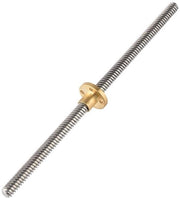 Parti per Stampanti 3D - Inserzione Guida Trapezoidale T8 - Duraturo e Inox - 8 mm - T8 Nut per Stampanti 3D - Adatto per Windows, macOS, Linux.