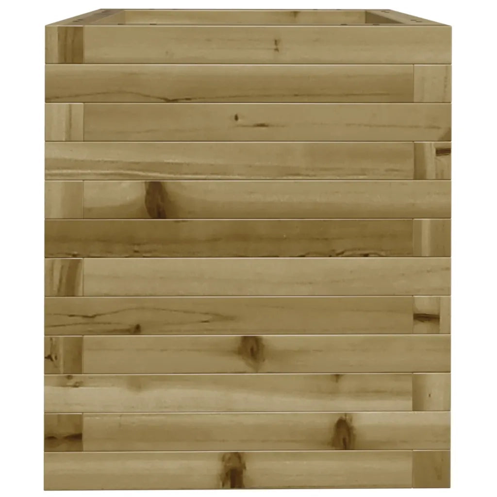 Fioriera | Cassetta per fiori | Vaso da Giardino 40x40x46 cm in Legno di Pino Impregnato