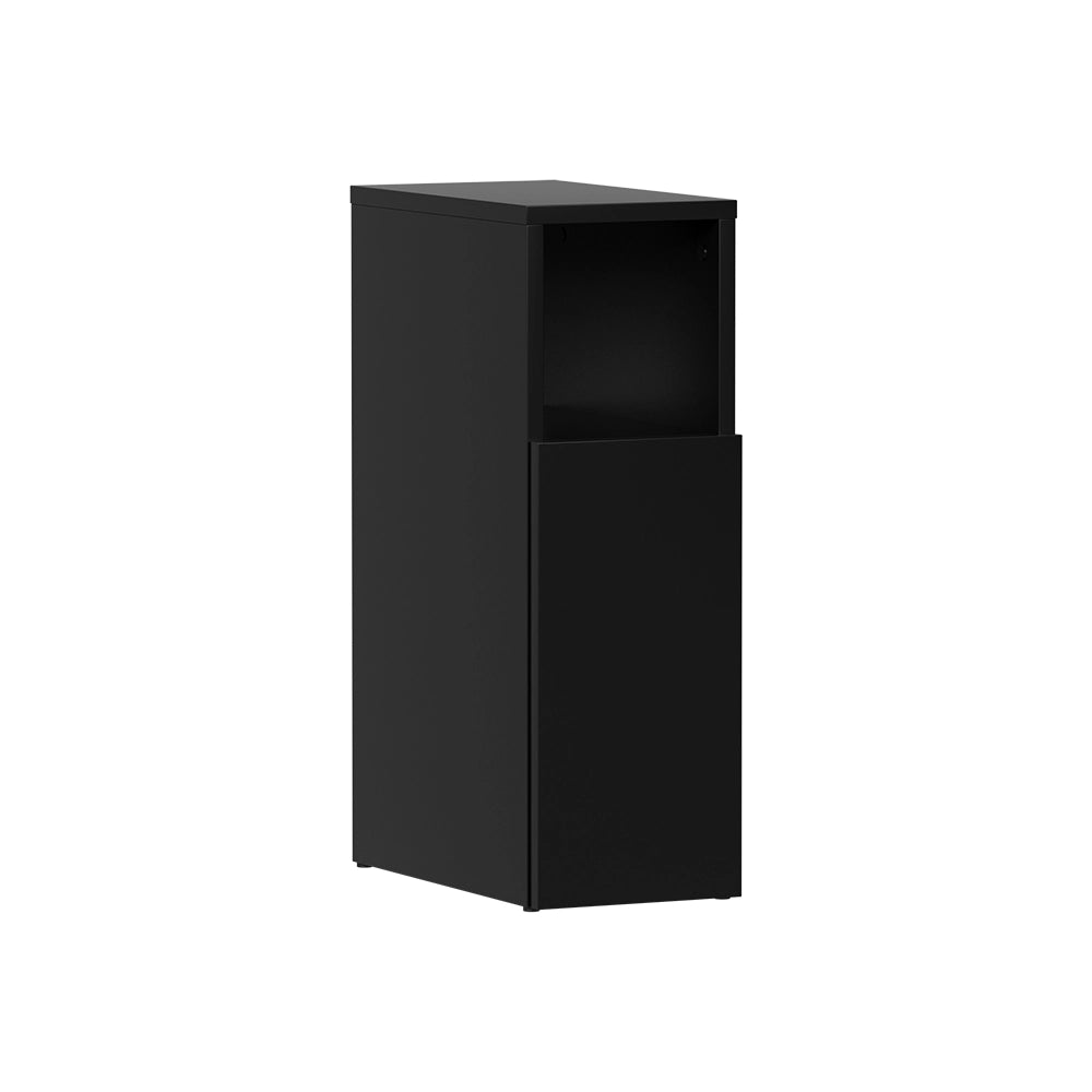 Vicco Comodino camera da letto Nero 20 x 59.5 cm con 1 porta