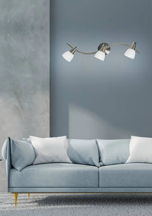 Plafoniera/Applique Candellux Selia 93-69993 3xG9 argento