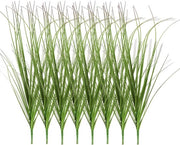 8 Bundels Kunstgras Decorativo, Alto 50 cm, UV-Resistente, Decorazione Esterna per Casa e Giardino.