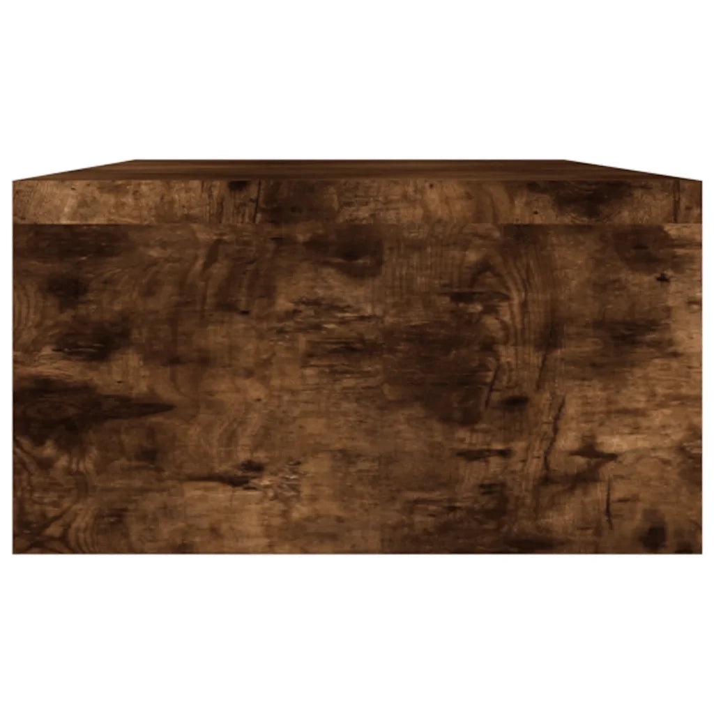 Supporto per Monitor Rovere Fumo 100x24x13 cm Legno Multistrato 815291