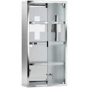 Armadietto Medicinale in Acciaio Inox ¨C Zephmum ¨C 30x12x60cm