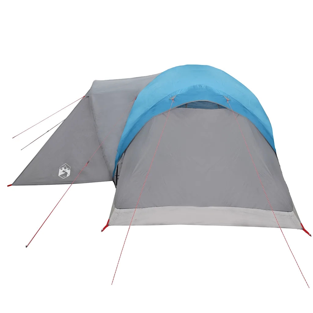 Tenda da Campeggio a Cupola per 4 Persone Blu Impermeabile 4009468