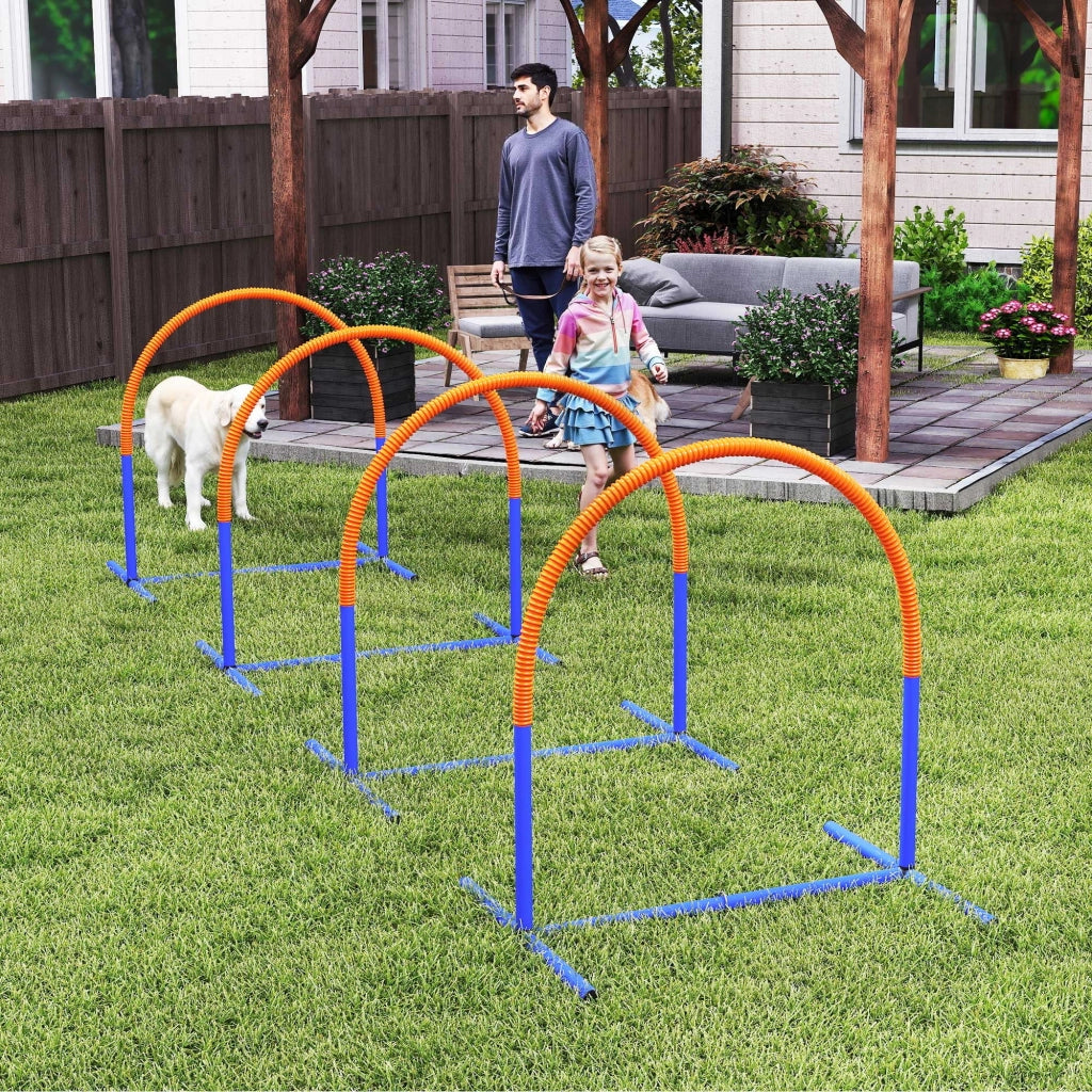 Kit Agilita Cane ¨C zephmum ¨C Blu e Arancione 88x64x95 cm